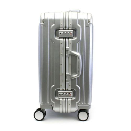 ＜TRIDENT＞アルミ調 フレームスーツケース51L TRI1030-52