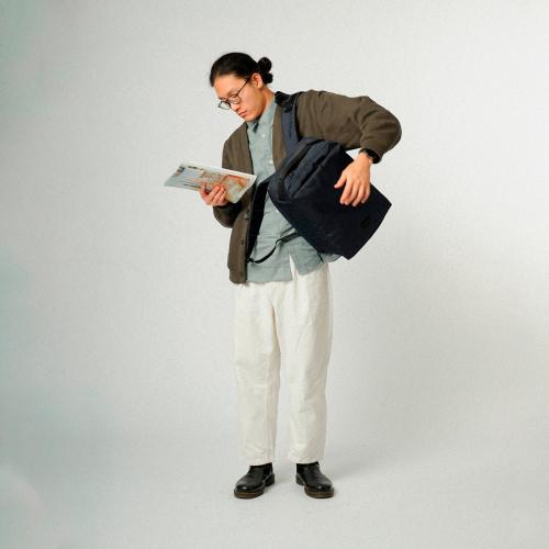 ＜hellolulu＞ハロルル ケル ニューファブリック 3ウェイ ブリーフバッグ