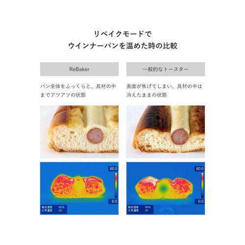 ＜バルミューダ＞BALMUDA リベイクトースター（KTT01JP）