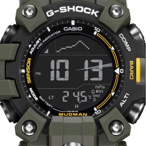 ＜カシオ＞G-SHOCK　MUDMAN　世界6局対応電波ソーラーウォッチ　GW-9500-3JF