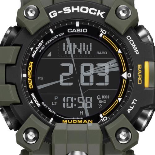 ＜カシオ＞G-SHOCK　MUDMAN　世界6局対応電波ソーラーウォッチ　GW-9500-3JF