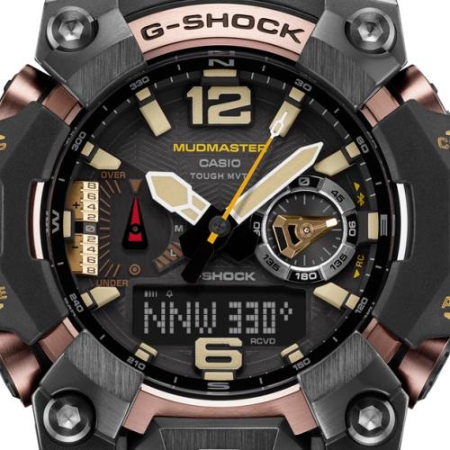 ＜カシオ＞G-SHOCK　MUDMASTER　Bluetooth搭載　世界6局対応電波ソーラーウォッチ　GWG-B1000-1A4JF