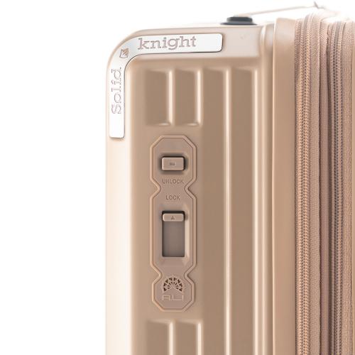 ＜A.L.I＞日本製 Solid knight 前輪ストッパー ジッパーハードキャリー 38L（＋7）