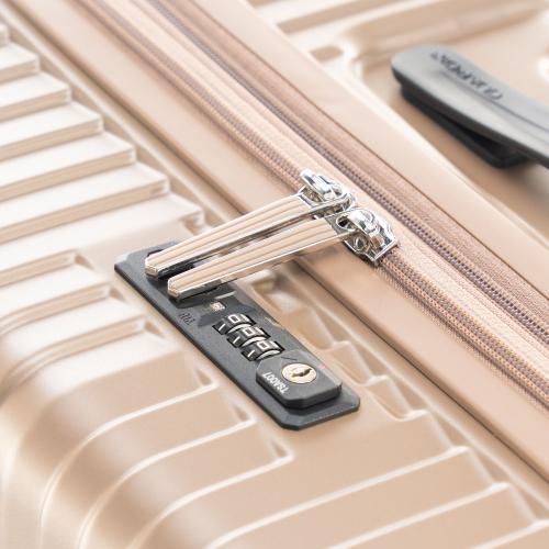 ＜A.L.I＞日本製 Solid knight 前輪ストッパー ジッパーハードキャリー 38L（＋7）