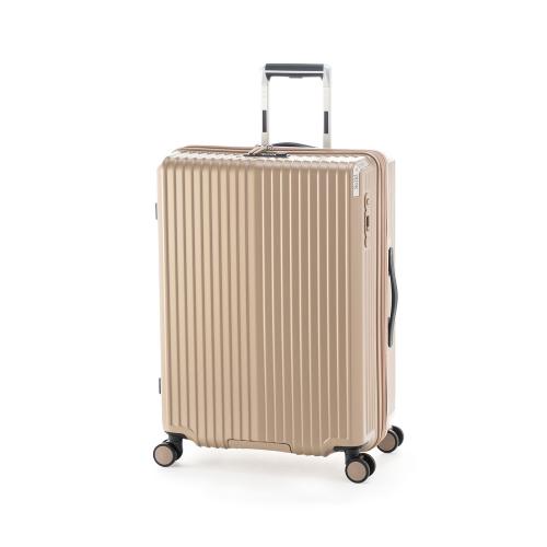 ＜A.L.I＞日本製 Solid knight 前輪ストッパー ジッパーハードキャリー 75L（＋11）