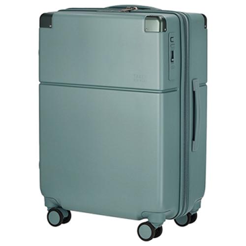 ＜TAKEO KIKUCHI＞ 前輪ストッパー ジッパーハードキャリー ポリカーボネイト100％ 55L(+9L)