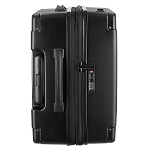 ＜TAKEO KIKUCHI＞ 前輪ストッパー ジッパーハードキャリー ポリカーボネイト100％ 55L(+9L)