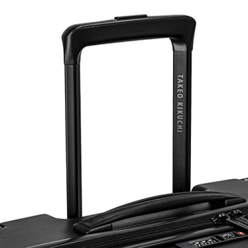 ＜TAKEO KIKUCHI＞ 前輪ストッパー ジッパーハードキャリー ポリカーボネイト100％ 55L(+9L)