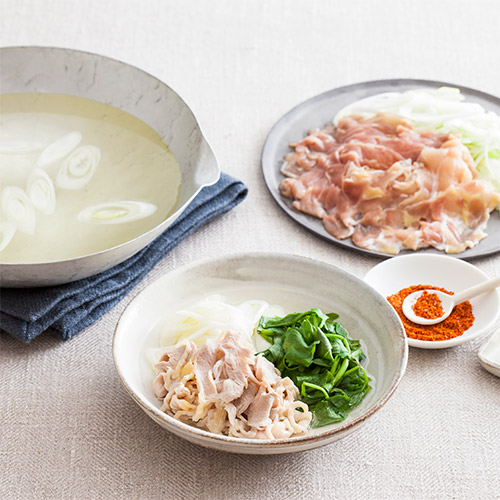 比内地鶏　しゃぶしゃぶセット