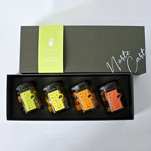 ＜nortecarta＞チーズのオイル漬　4種ギフトセット</br>