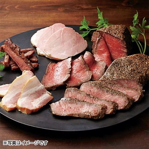 〈美山ハム工房〉燻製&ローストビーフ詰合せ