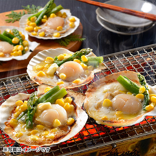 北海道産帆立バター焼き