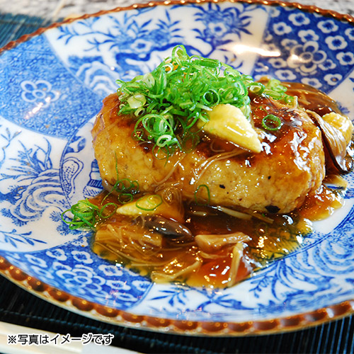 〈和（なごみ）料理 みのり〉和風きのこ餡煮込みハンバーグ