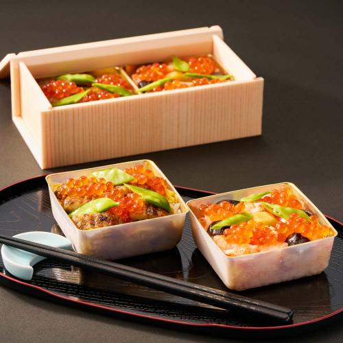 〈美食良菜〉浜名湖産鰻と海老蟹のちらし寿司