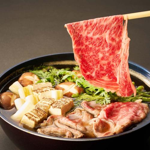 〈竹紫亭〉黒毛和牛すき焼用 400g