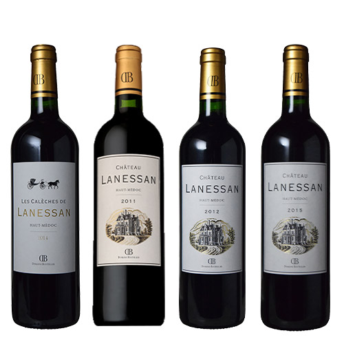 【送料当社負担】＜A-styleソムリエ厳選＞ヴィンテージの違いを楽しむボルドーワイン4本セット