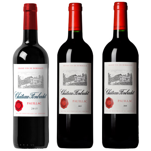【送料当社負担】＜A-styleソムリエ厳選＞熟成による違いを楽しむシャトー・フォンバデ3本セット