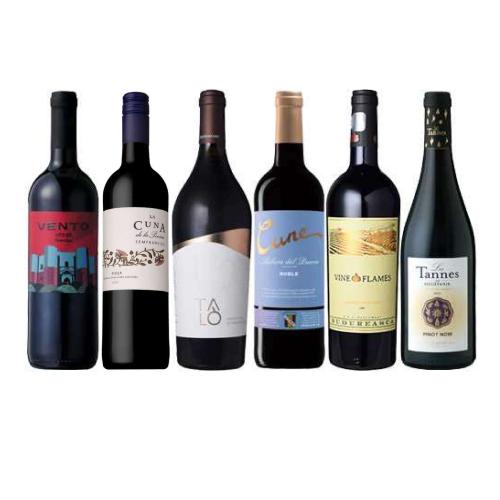 【送料当社負担】＜A-styleソムリエ厳選＞夏に飲みたい！冷やして美味しい赤ワイン6本セット