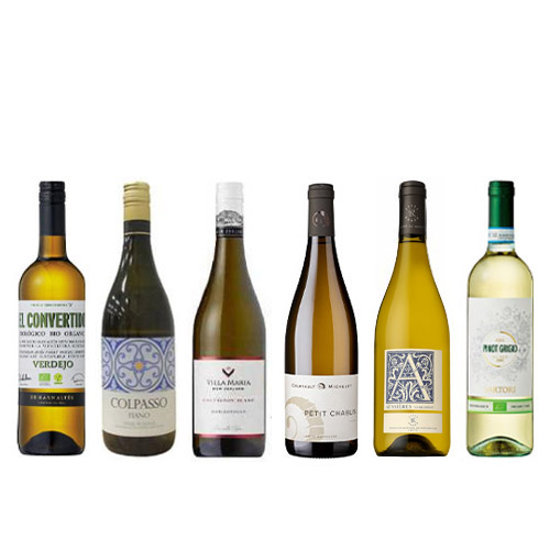 【送料当社負担】＜A-styleソムリエ厳選＞冷やして美味しい白ワイン6本セット