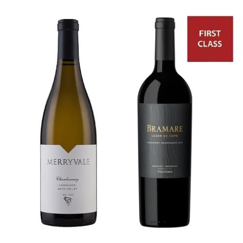 【送料当社負担】2023年度機内ワイン ファーストクラス採用赤白ワイン2本セット