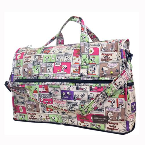 ＜ハピタス＞スヌーピー折り畳みボストンMサイズH0002