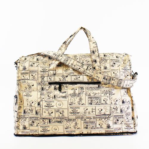 ＜ハピタス＞スヌーピー折り畳みボストンMサイズH0002