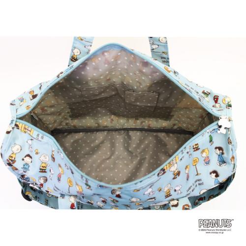 ＜ハピタス＞スヌーピー折り畳みボストンMサイズH0002