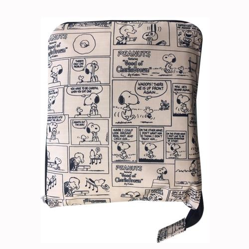 ＜ハピタス＞スヌーピー折り畳みボストンMサイズH0002