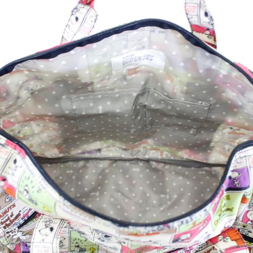 ＜ハピタス＞スヌーピー折り畳みボストンMサイズH0002