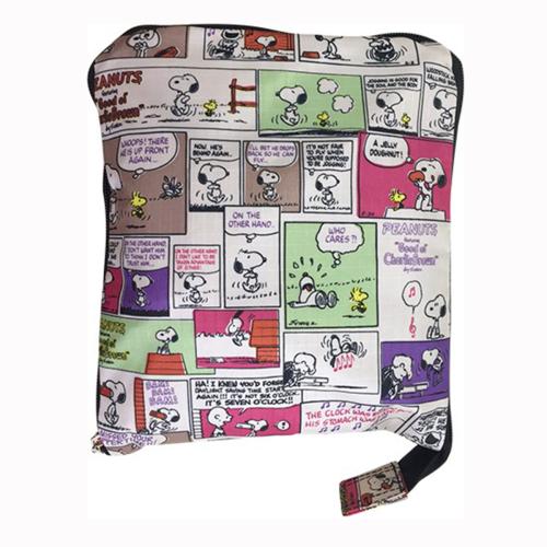 ＜ハピタス＞スヌーピー折り畳みボストンMサイズH0002