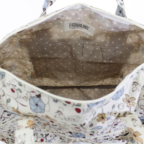 ＜ハピタス＞スヌーピー折り畳みボストンMサイズH0002