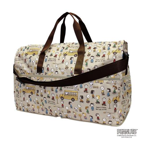 ＜ハピタス＞スヌーピー折り畳みボストンLサイズH0004