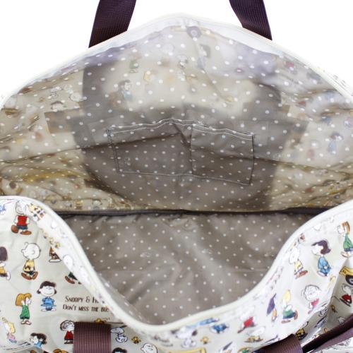 ＜ハピタス＞スヌーピー折り畳みボストンLサイズH0004