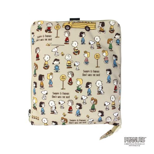 ＜ハピタス＞スヌーピー折り畳みボストンLサイズH0004