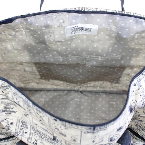＜ハピタス＞スヌーピー折り畳みボストンLサイズH0004