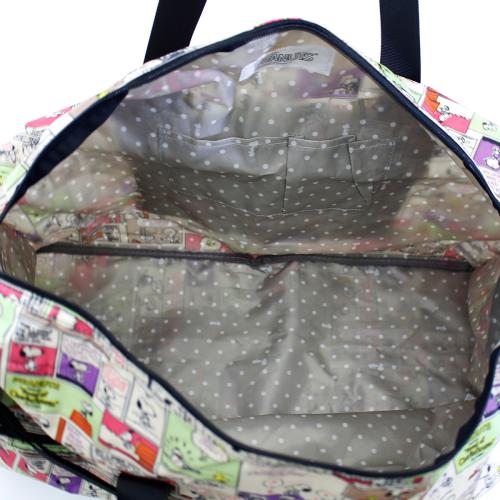 ＜ハピタス＞スヌーピー折り畳みボストンLサイズH0004