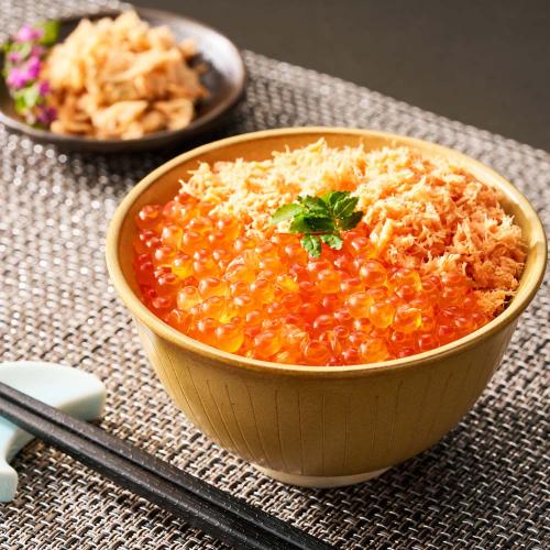 〈釧路おが和〉鮭親子海鮮丼セット