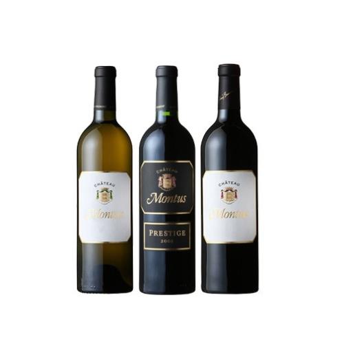 【送料当社負担】＜ドメーヌ・アラン・ブリュモン＞シャトーモンテュス飲み比べ赤白3本セット