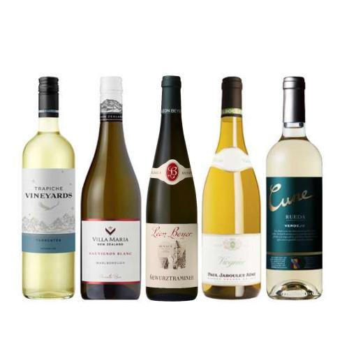 ＜Aーstyleソムリエ厳選＞晩夏を心地よく過ごしたい「香り華やかアロマティック白ワイン５本セット」