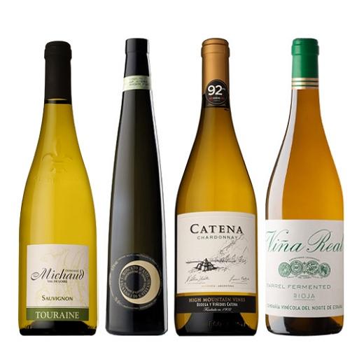 ＜Aーstyleソムリエ厳選＞晩夏のフルーツと合う白ワイン4本セット(甘口ワイン入り)