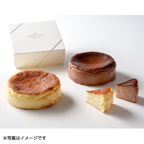 ＜ホテルニドム＞バスクチーズケーキ2種