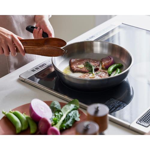 ＜ベストコ＞ドットリッチ　ステンレス3層鋼フライパン26cm