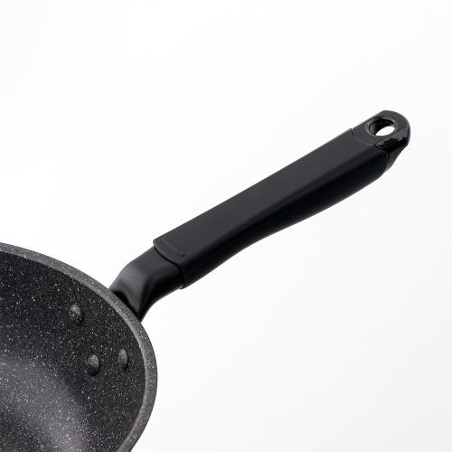 ＜ベストコ＞ライトセンス　マーブル　IHウォックパン24cm