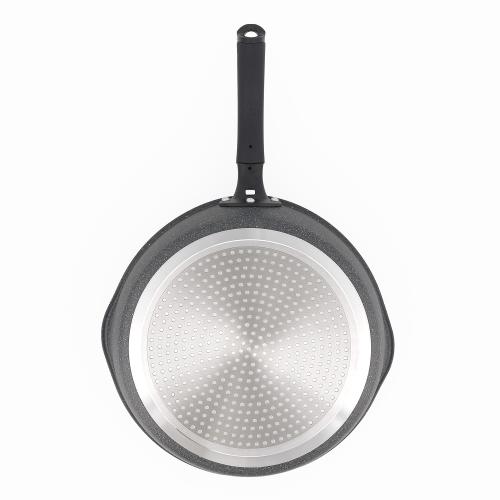 ＜ベストコ＞ライトセンス　マーブル　IHディープパン28cm