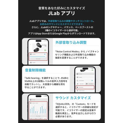 ＜JLab＞ワイヤレスイヤホン　JBuds Mini