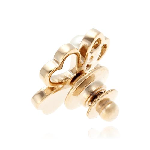 ＜グロッセ＞クローバー ブローチ ゴールド