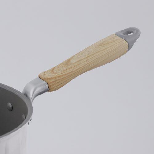 ＜ベストコ＞MARBLE KITCHEN IH ソースパン 18cm