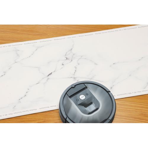 ＜ベストコ＞MARBLE KITCHEN マット 40×180cm