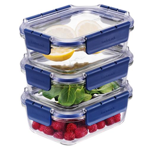 ＜ベストコ＞ロック&ロック　トップクラスガラス　レクタンギュラー630ML