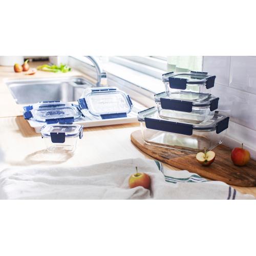 ＜ベストコ＞ロック&ロック　トップクラスガラス　レクタンギュラー2.0L